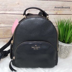 KATE SPADE BLACK JACKSON MD PEBBLED LEATHER